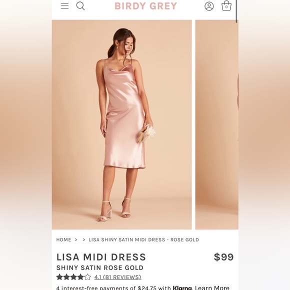 Birdy Grey bridesmaids dress - Xtra small
$70 or best offer - Picture 5 of 5